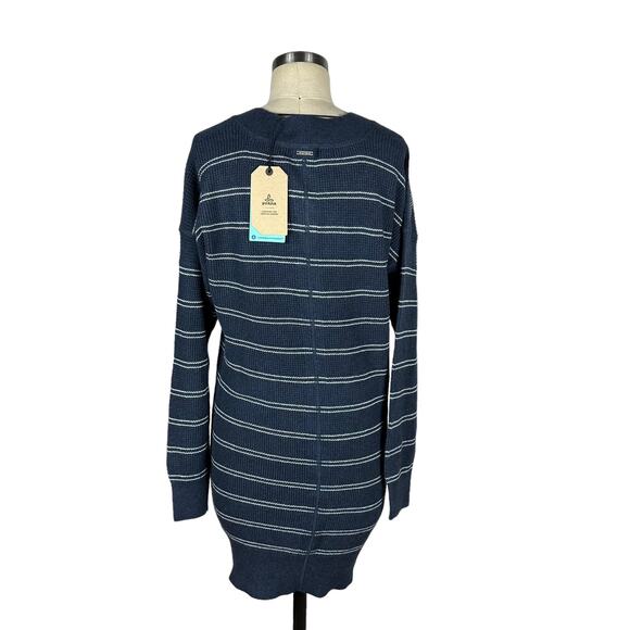 PRANA Dress Milani Henley Midi Tunic Dress Size XS NWT Button Front V-Neck - Picture 3 of 7